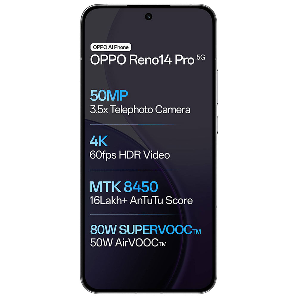 OPPO Reno14 Pro 5G - Refurbished_Titanium Gray_Front_62669