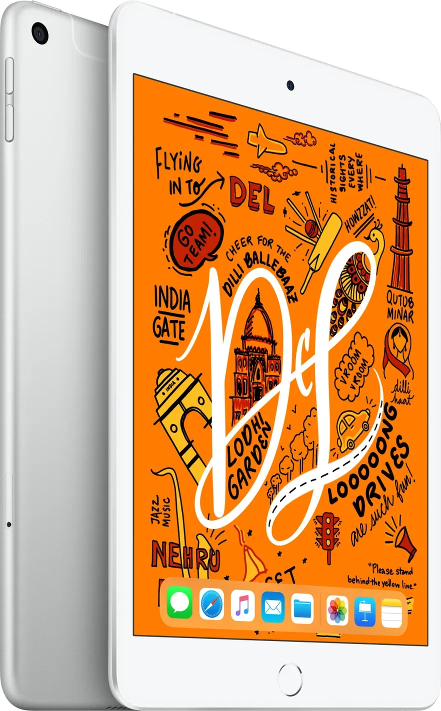Apple Ipad Mini 2019 5th Generation (7.9 inch, Wifi Only)- Refurbished_Silver_Right Side_89836