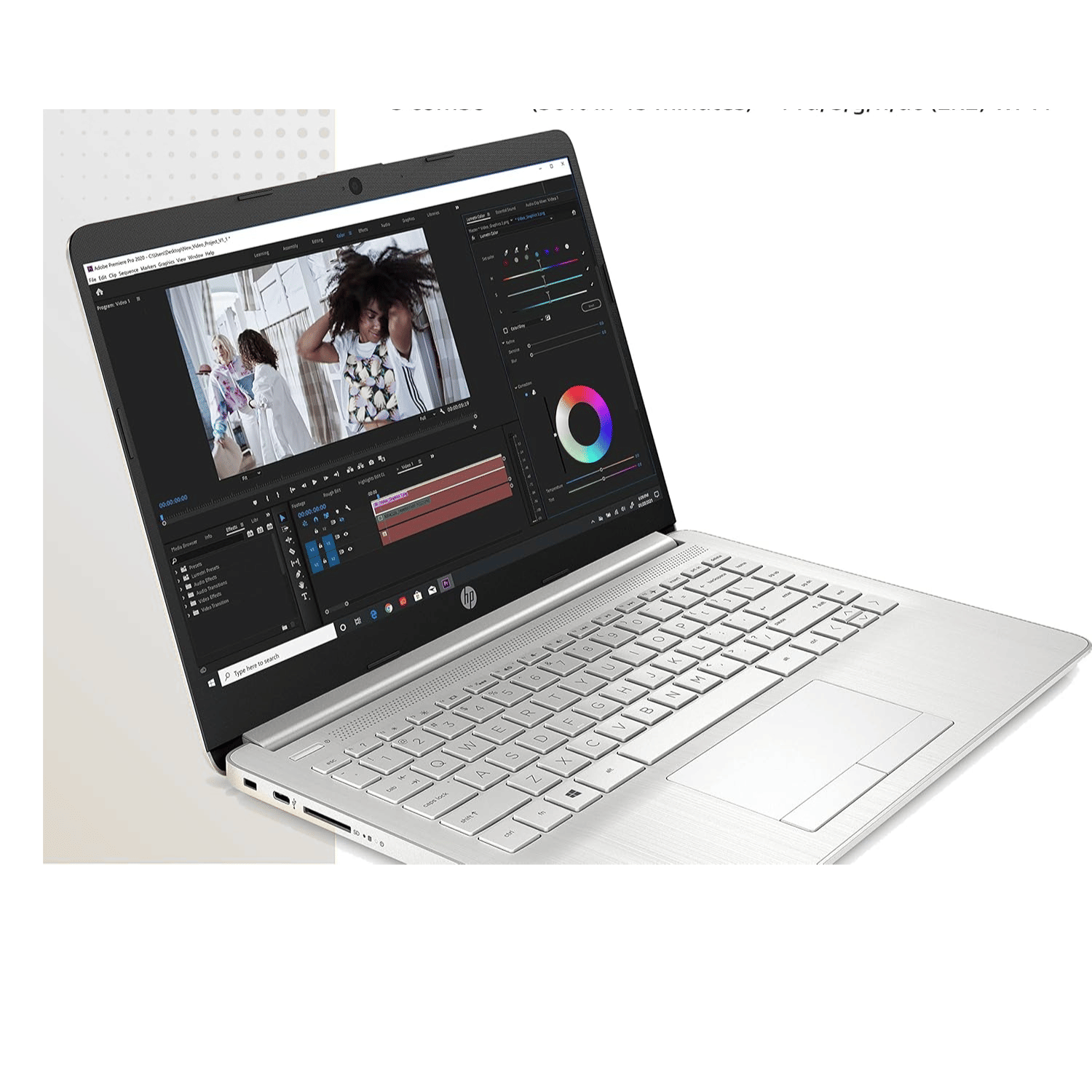 HP/Compaq HP 14 Series 14s-ef1003tu (Intel Core i5 11th Gen 14 Inch)- Refurbished_Silver_Left Side_90229