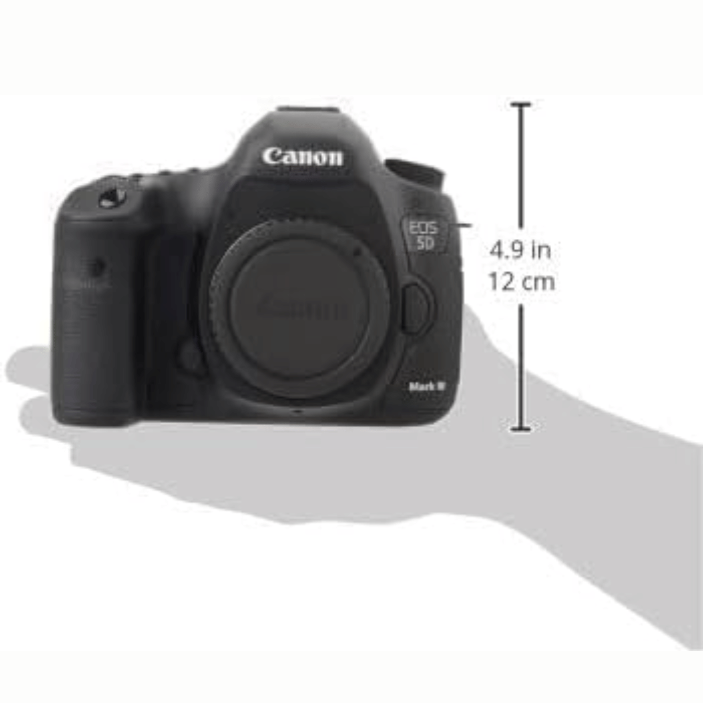 Canon EOS 5D Mark III (Body) 22.3MP DSLR - Refurbished_Black_Left Side_123858