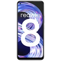 Refurbished Realme 8 Cyber Black Front