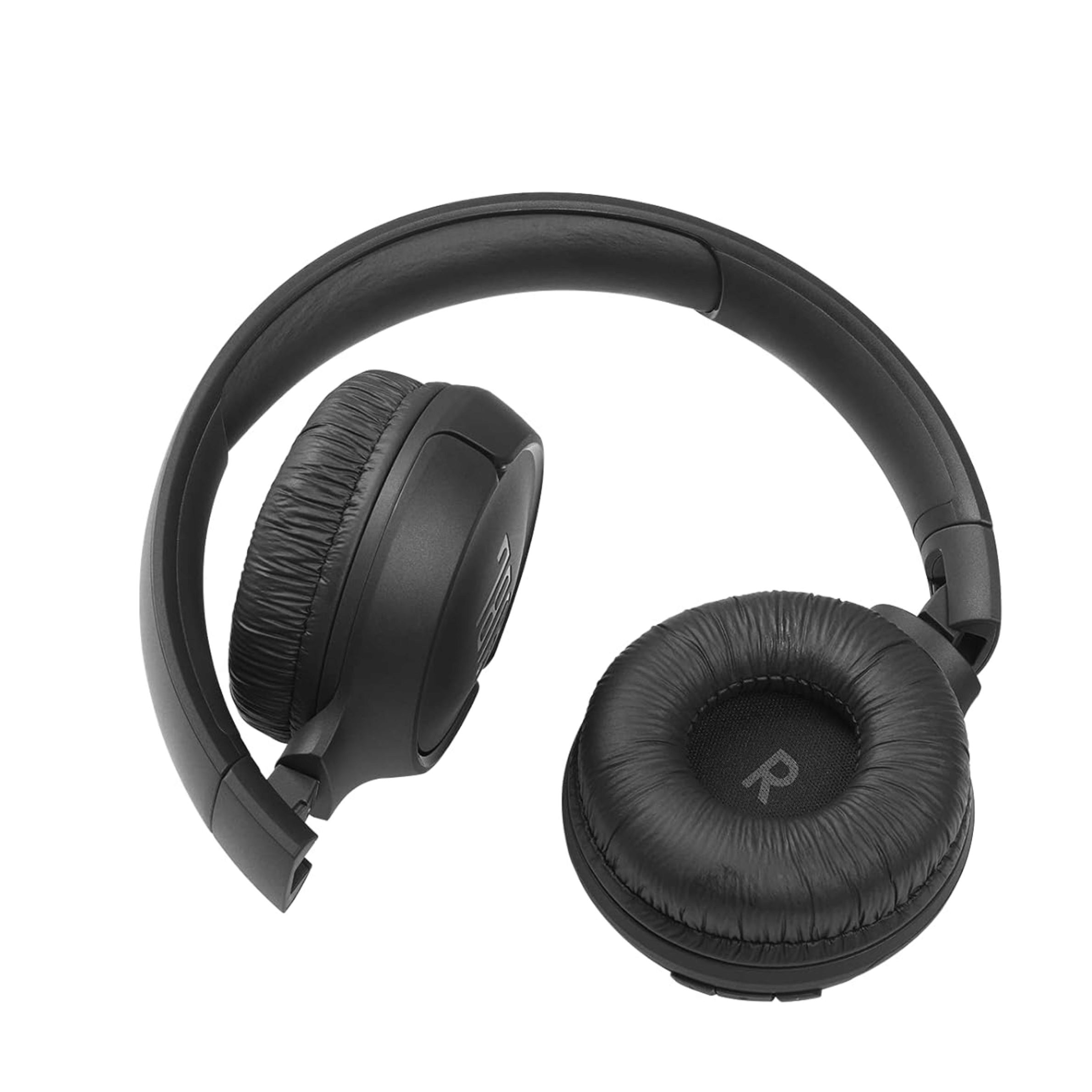 JBL Tune 510BT On Ear Headphones - Refurbished_Black_Back_115260