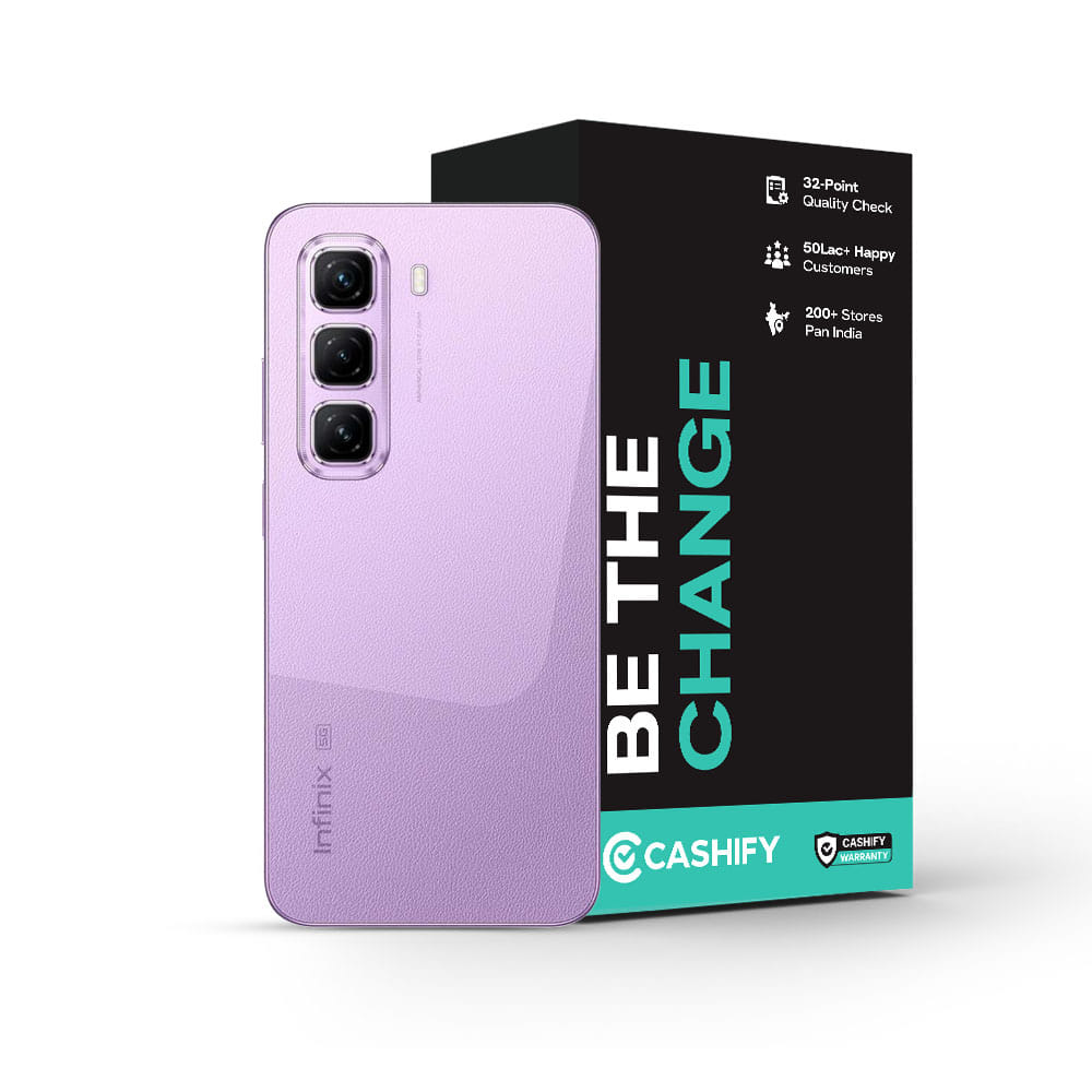 Infinix Hot 50 5G - Refurbished_Dreamy Purple_Phone With Box_62813