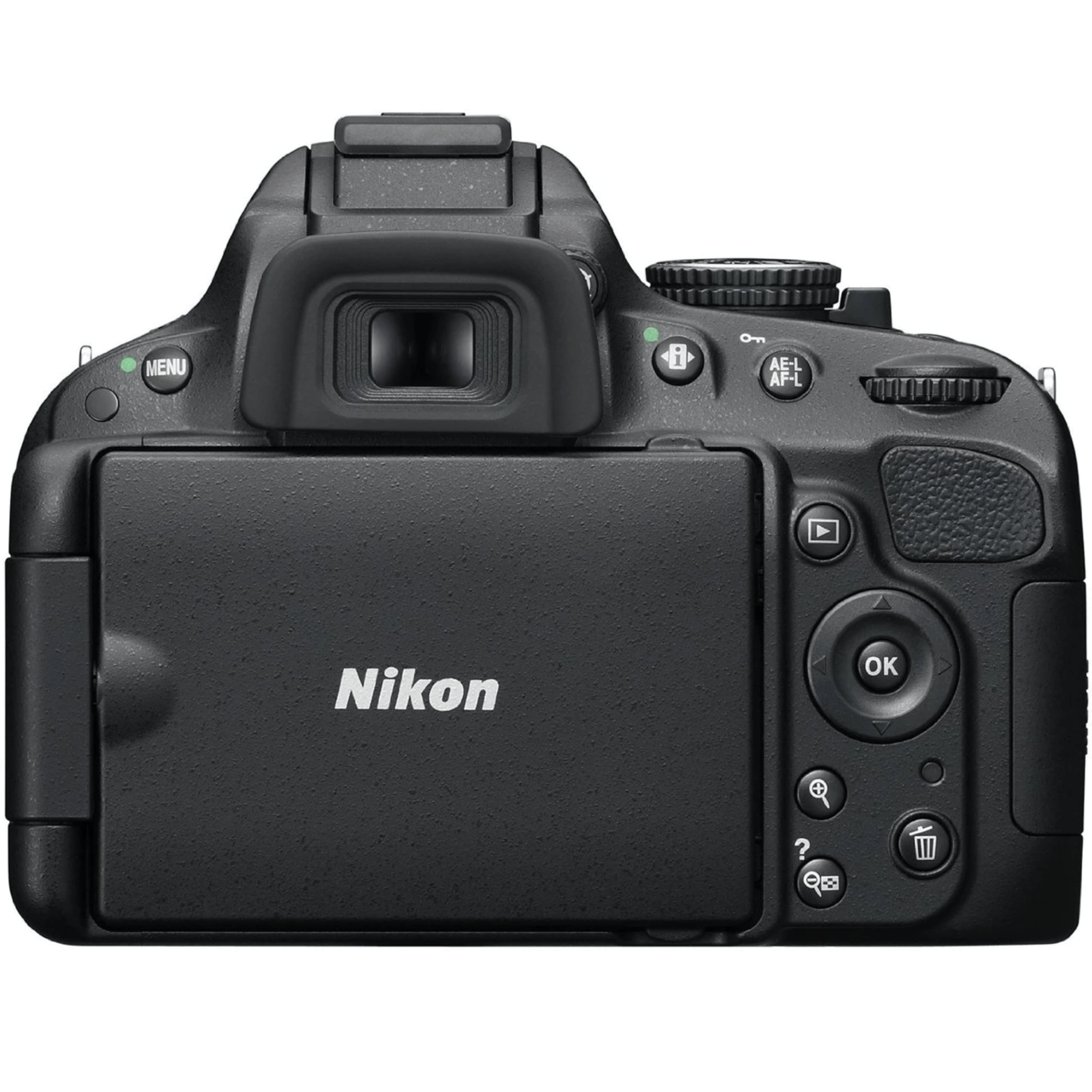 Nikon D5100 16.2MP DSLR - Refurbished_Black_Back_114988