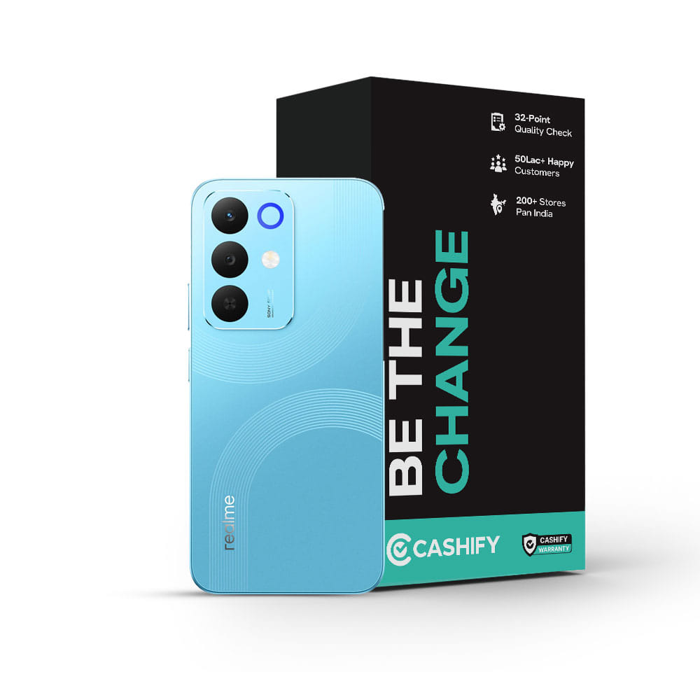 Realme 15X 5G - Refurbished_Aqua Blue_Phone With Box_123003