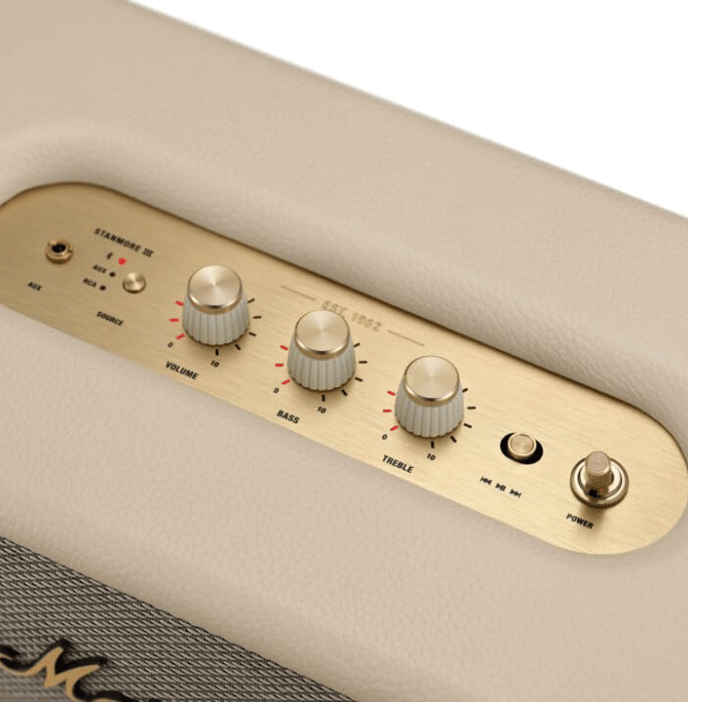 Marshall Stanmore 3 Bluetooth Speaker - Unboxed_Cream_Top_114898
