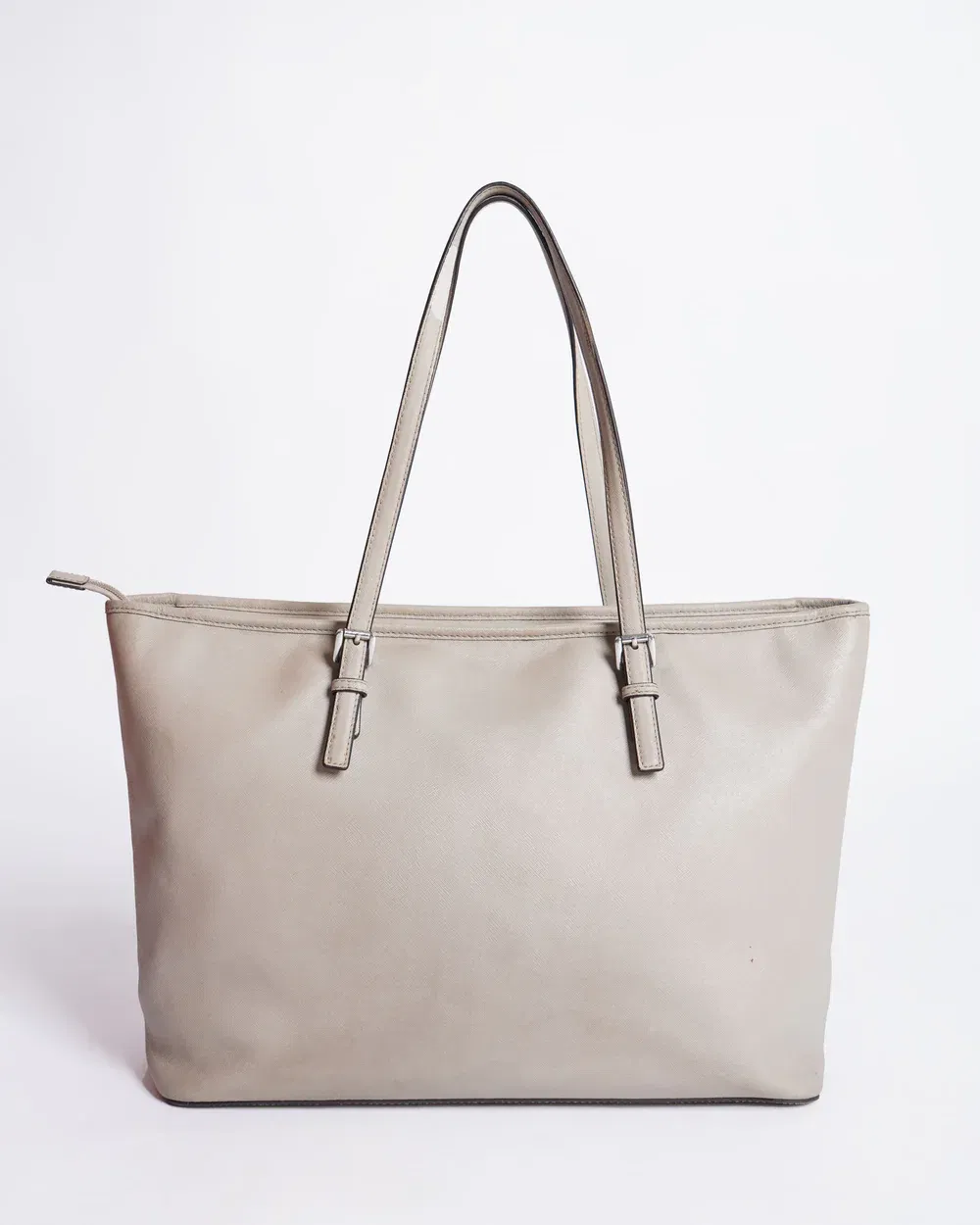 Micheal Kors Tote Luxury Bag - Pre-Loved - Taupe - Refurbished_Taupe_Back_64442