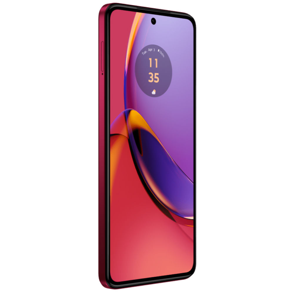 Motorola Moto G84 5G - Refurbished_Viva Magenta_Left Side_60421