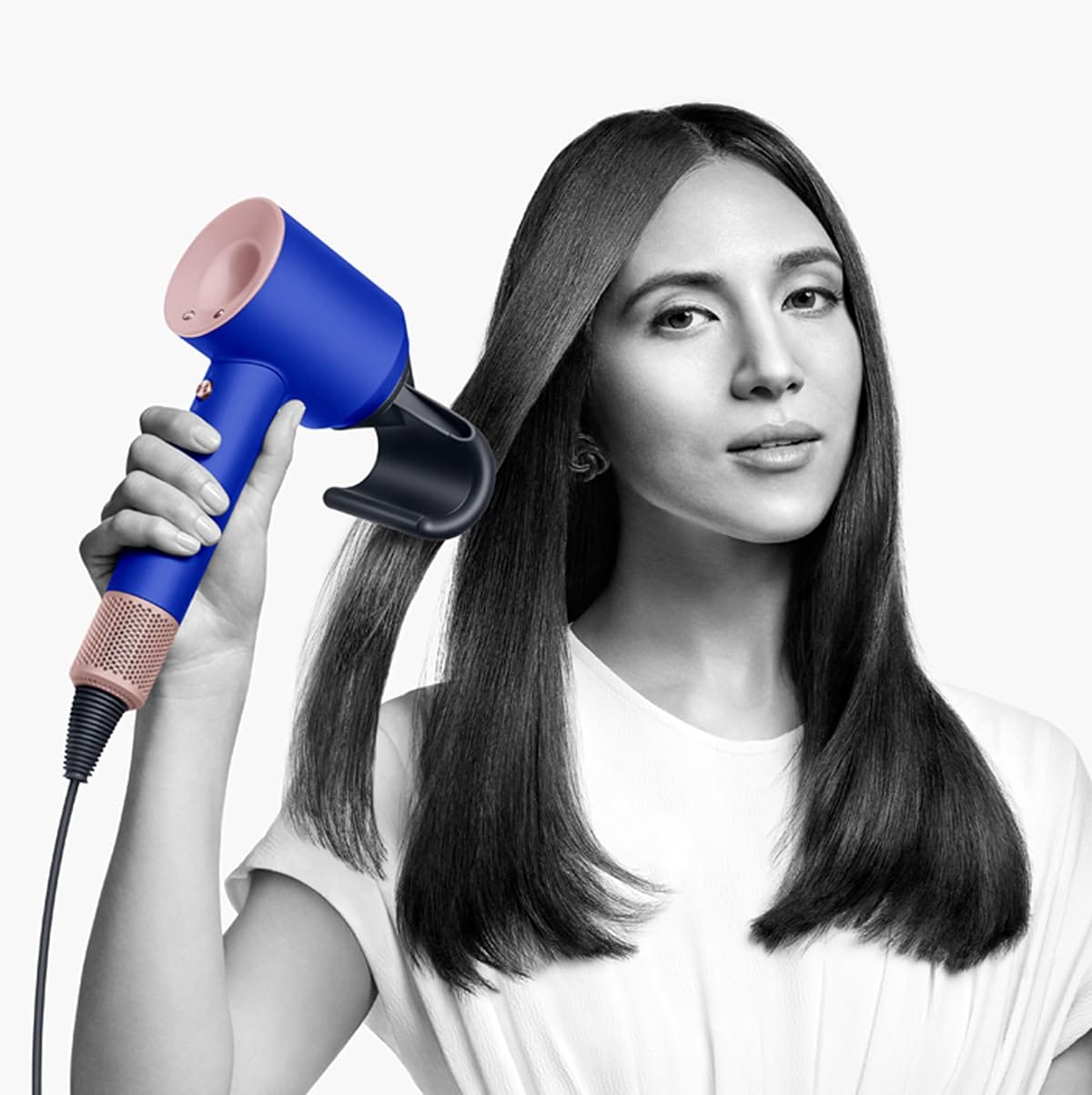 Dyson Supersonic Hair Dryer  - Unboxed_Blue Blush_Top_86859