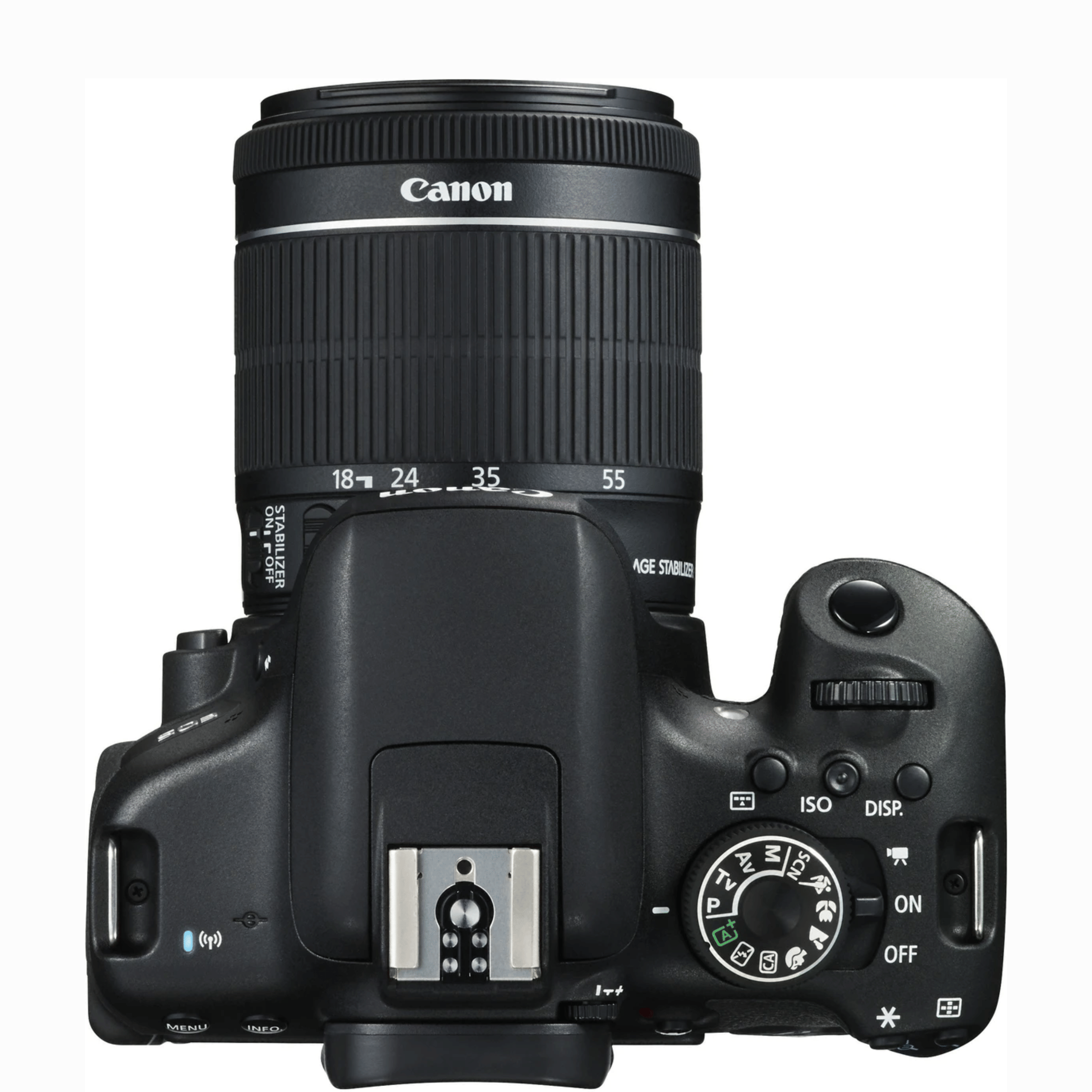 Canon EOS 750D 24.2MP DSLR - Refurbished_Black_Front_115018