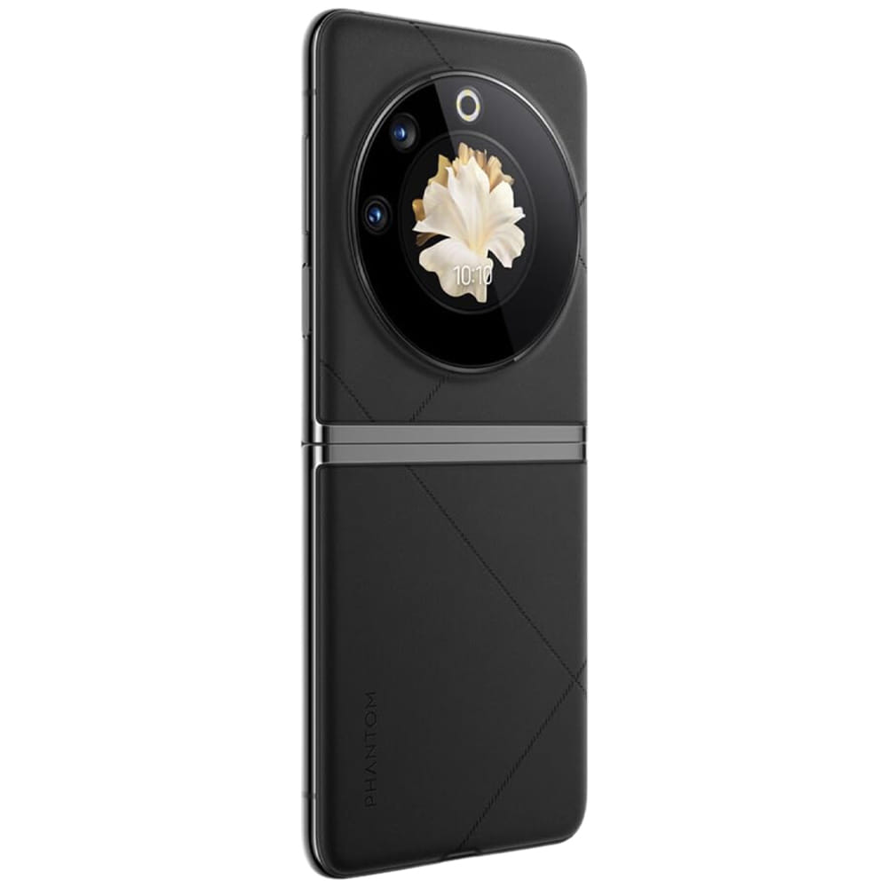 Tecno Phantom V Flip 5G - Refurbished_Iconic Black_Top_87949