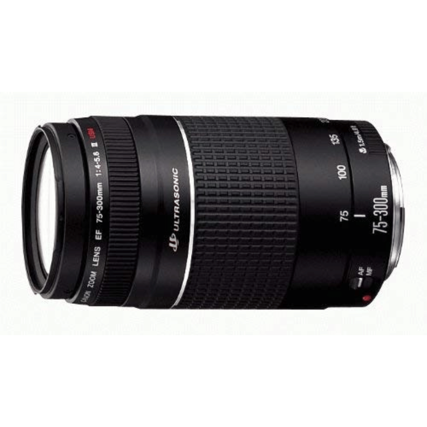 Canon EF 75–300mm f/4–5.6 III Telephoto Zoom Lens - Refurbished Good - Black - Refurbished_Black_Right Side_123432