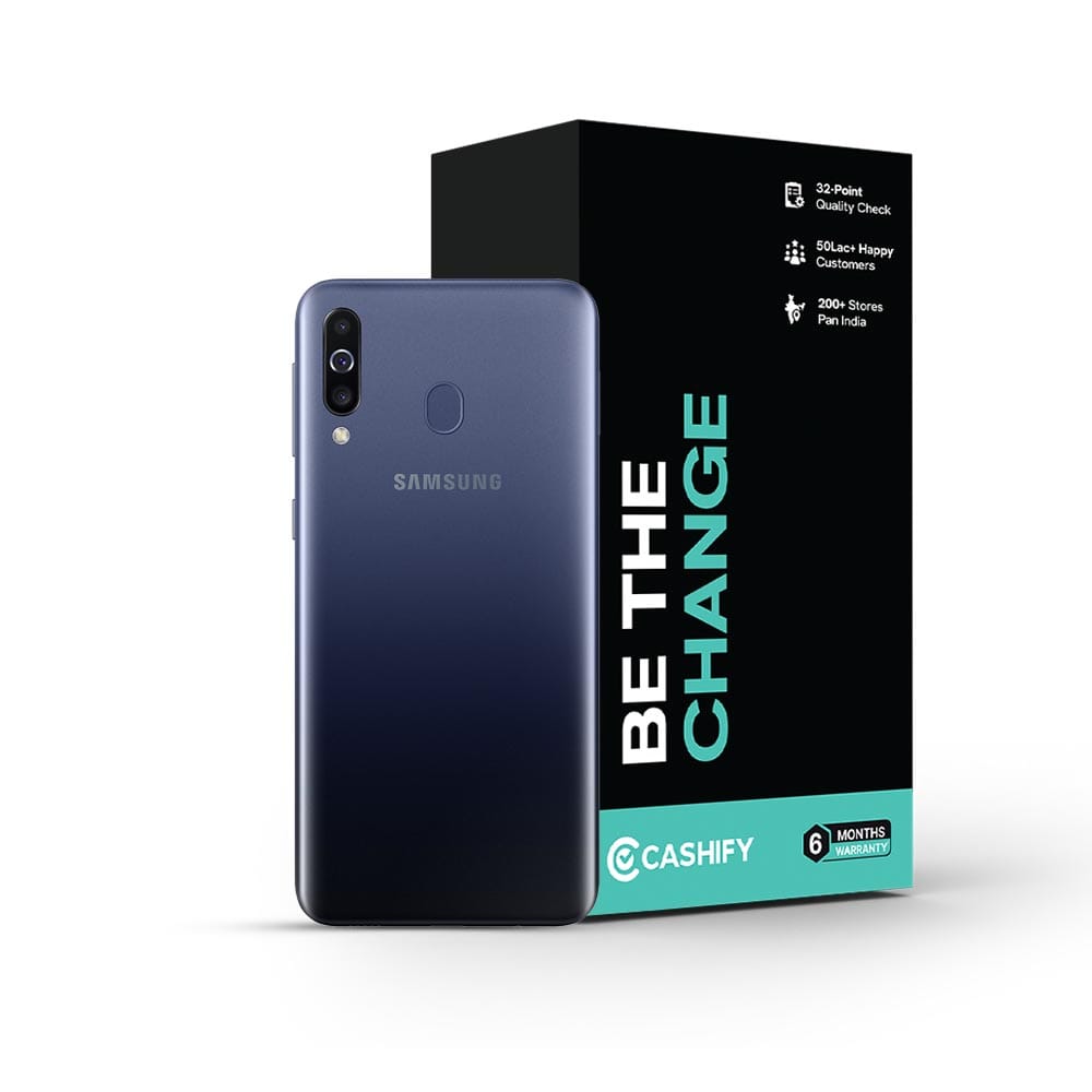 Samsung Galaxy M30 - Refurbished_Blue_Phone With Box_50252