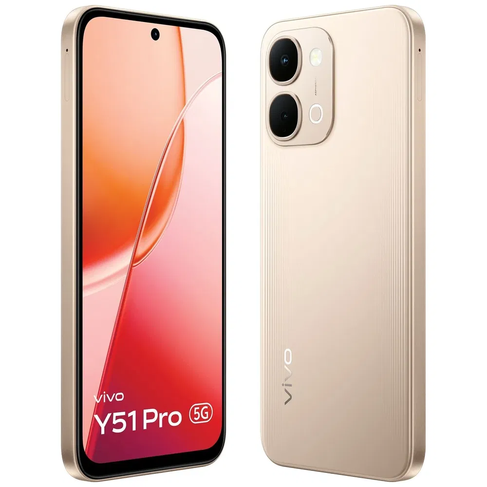 Vivo Y51 Pro 5G - Refurbished_Noble Gold_Left Side_125826