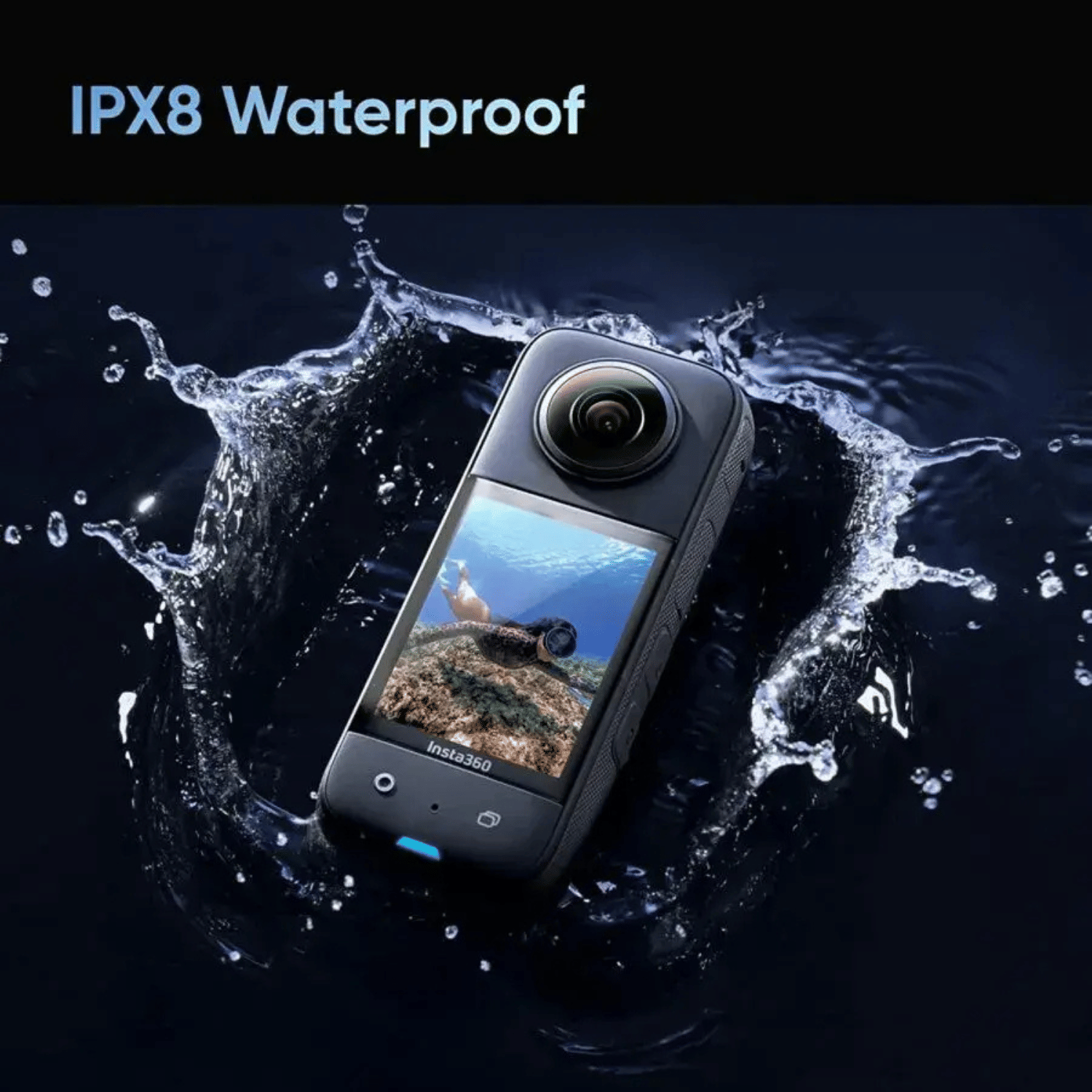 Insta360 X3 72MP Creator Kit Action Camera - Refurbished_Black_Bottom_124371