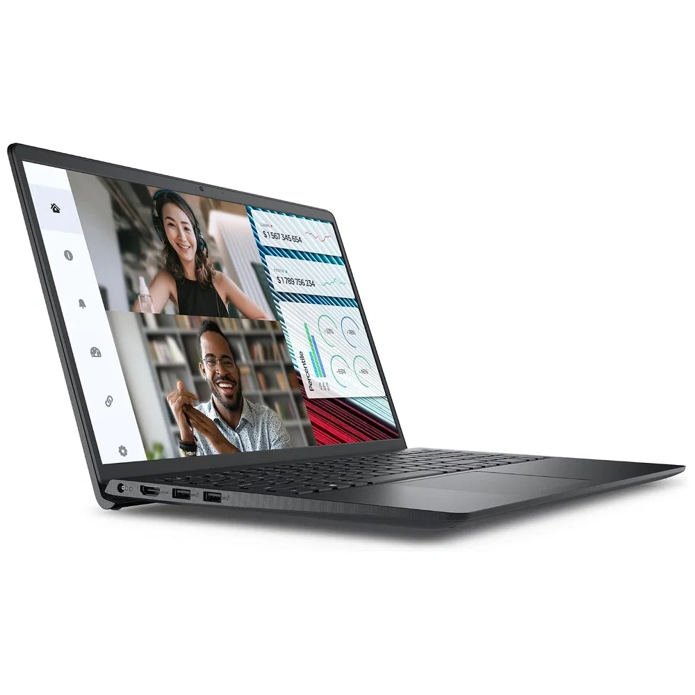Dell Vostro 3000 Series Vostro 3500 (Intel Core i3 11th Gen 15.6 Inch)- Refurbished_Black_Left Side_133194