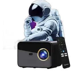 Lifelong SmartStream Projector 7000 lm 1080p Full HD with 4K Portable Android Projector  - Unboxed_Black_Front_88935
