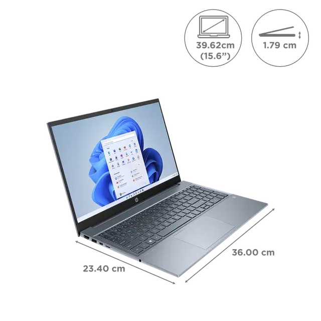 HP/Compaq Pavilion Series 15-eg3081tu Touch Screen (Intel Core i5 13th Gen 15.6 Inch)- Refurbished_Blue_Top_86991