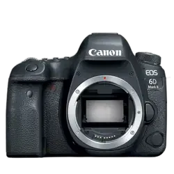 Canon EOS 6D Mark II 26.2MP DSLR Camera - Refurbished_Black_Front_117169