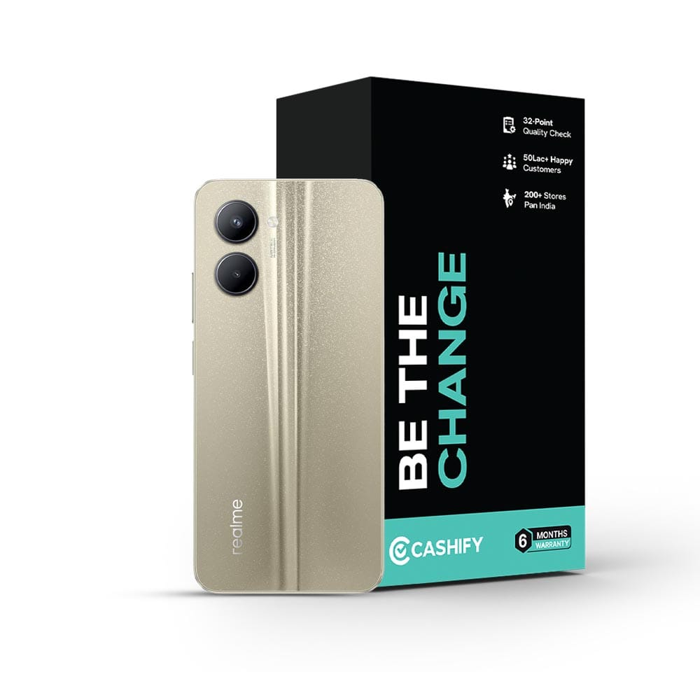 Realme C33 2023 - Refurbished_Sandy Gold_Phone With Box_49780