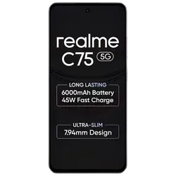 Realme C75 5G - Refurbished_Lily White_Front_63413