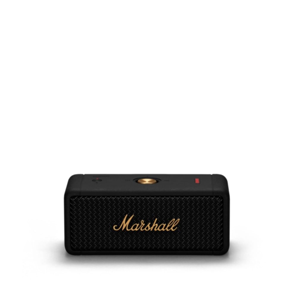 Marshall Emberton Bluetooth Speaker - Unboxed_Black Brass _Front_60963