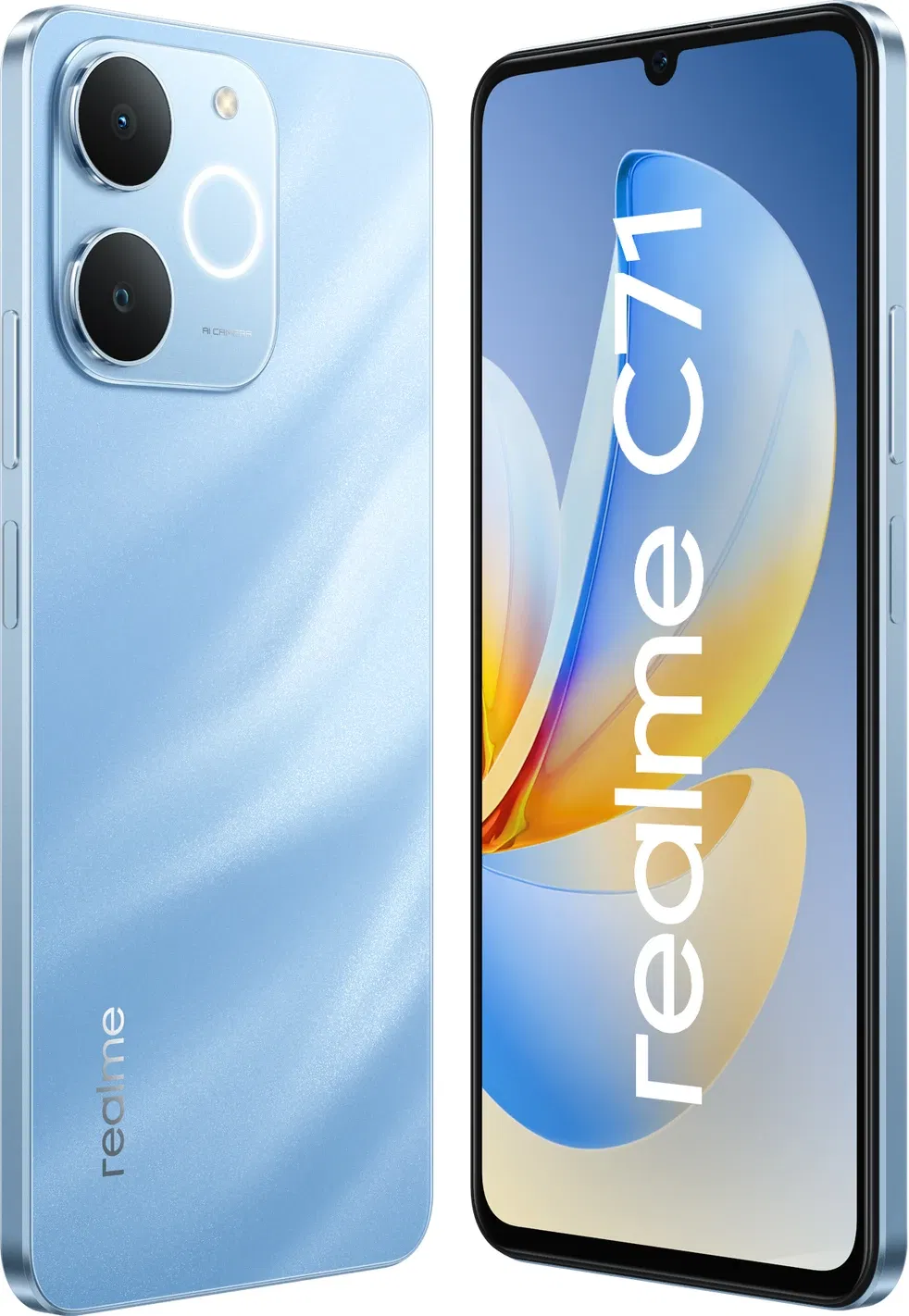 Realme C71 - Refurbished_Sea Blue_Right Side_89313