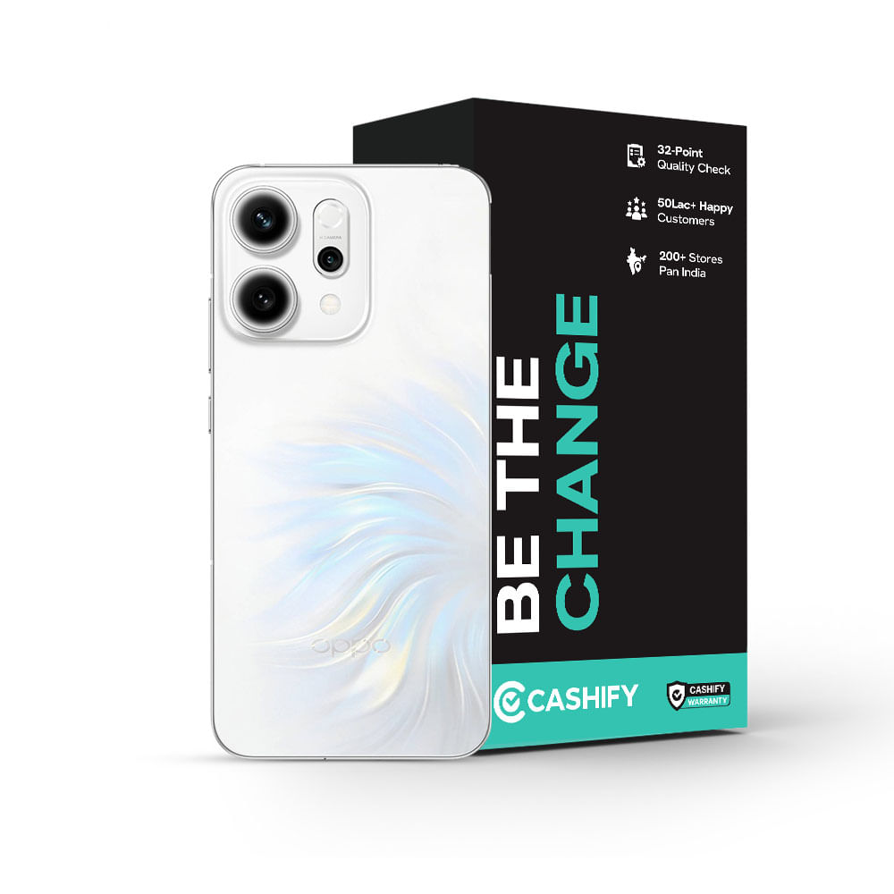 OPPO Reno14 5G - Refurbished_Pearl White_Phone With Box_62860