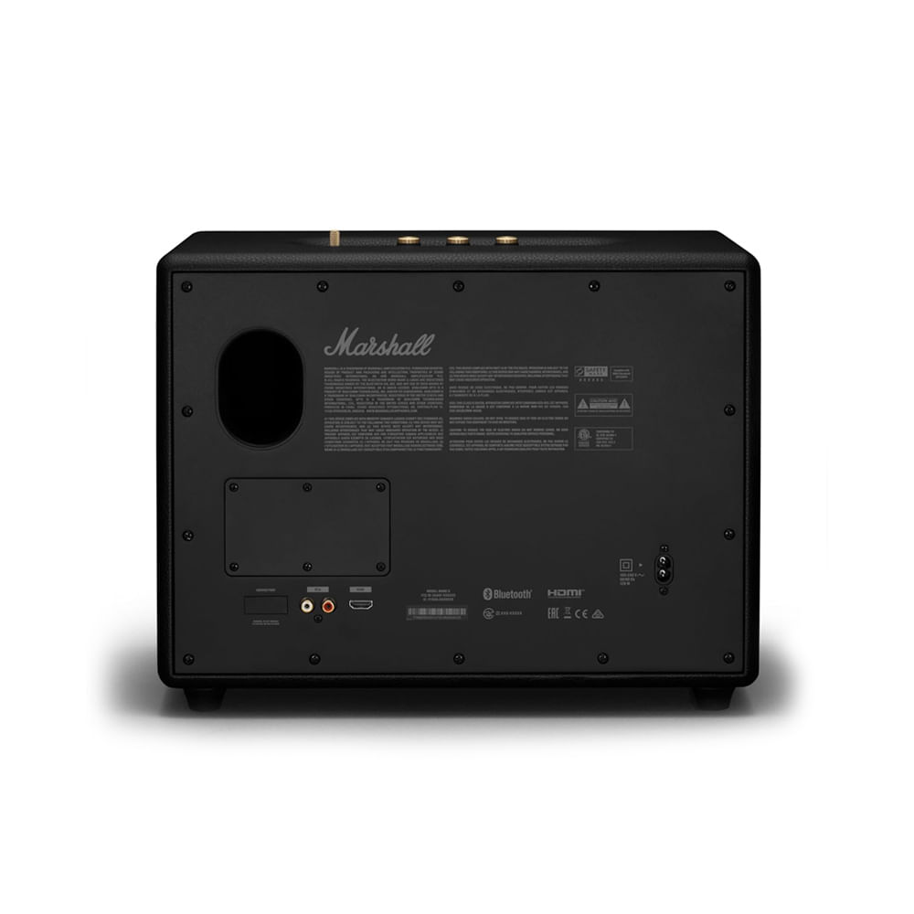 Marshall Woburn 3 Bluetooth Speaker - Unboxed_Black_Back_64351
