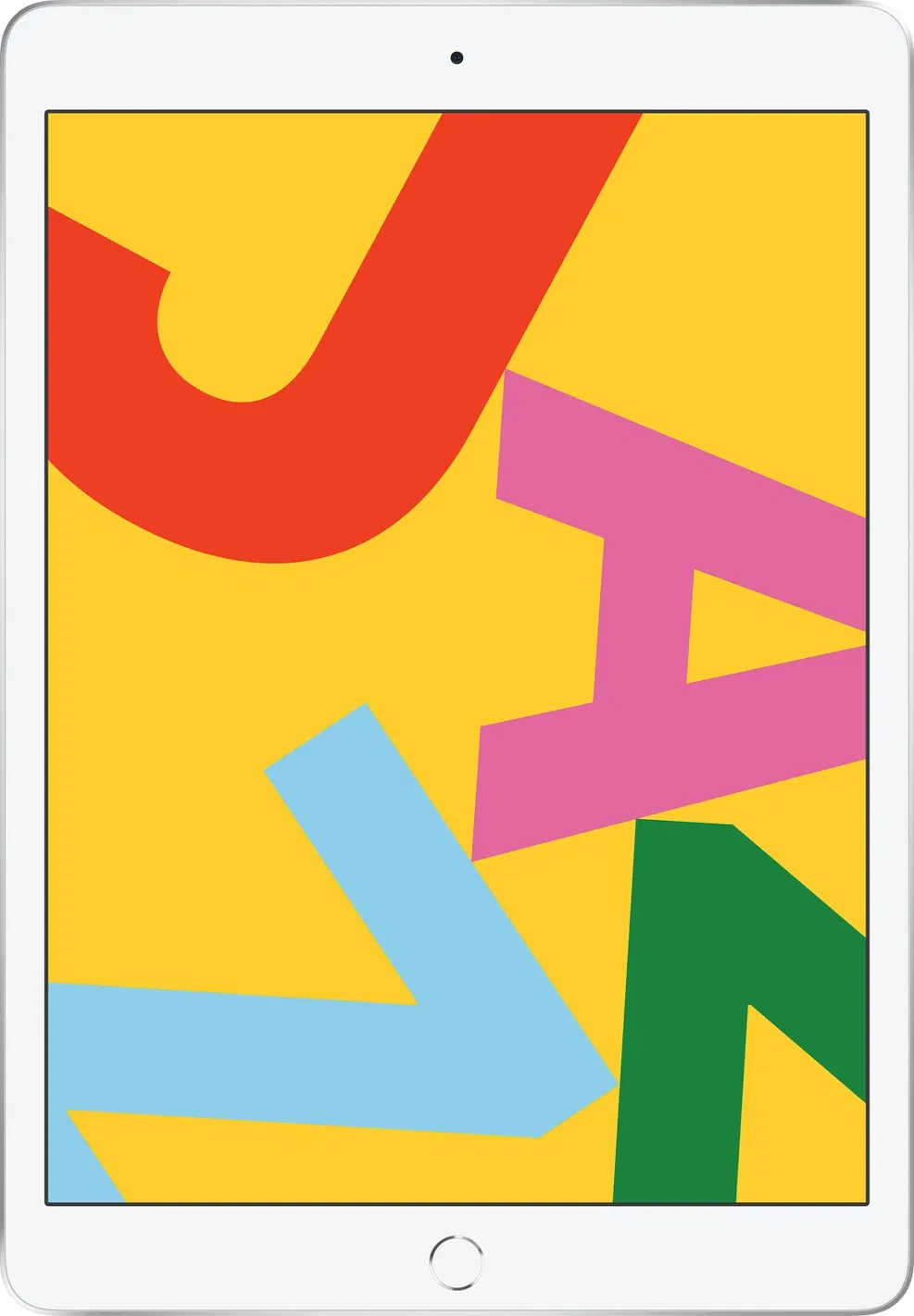 Apple Ipad 2019 7th Generation (10.2 inch, Wifi Only)- Refurbished_Silver_Front_89788