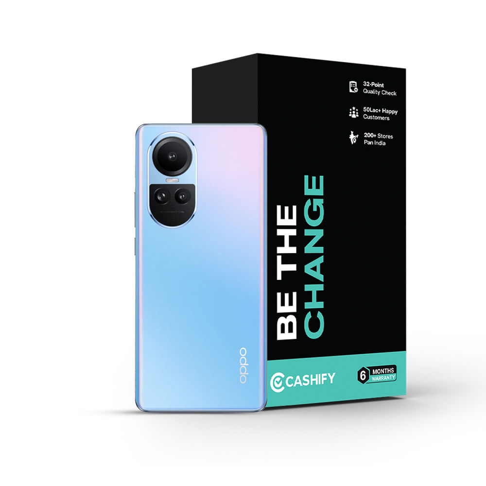 OPPO Reno10 5G - Refurbished_Ice Blue_Phone With Box_53414