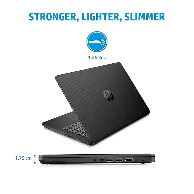 HP/Compaq HP 14 Series 14s-dq3033tu (Intel Pentium Silver N6000 14 Inch)- Refurbished_Black_Back_87183