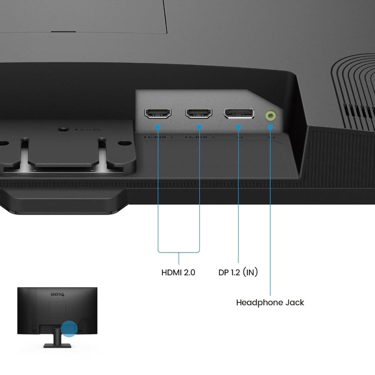 BenQ GW2790QT 27 Inch IPS 75 Hz QHD Monitor  - Unboxed_Black_Bottom_89057