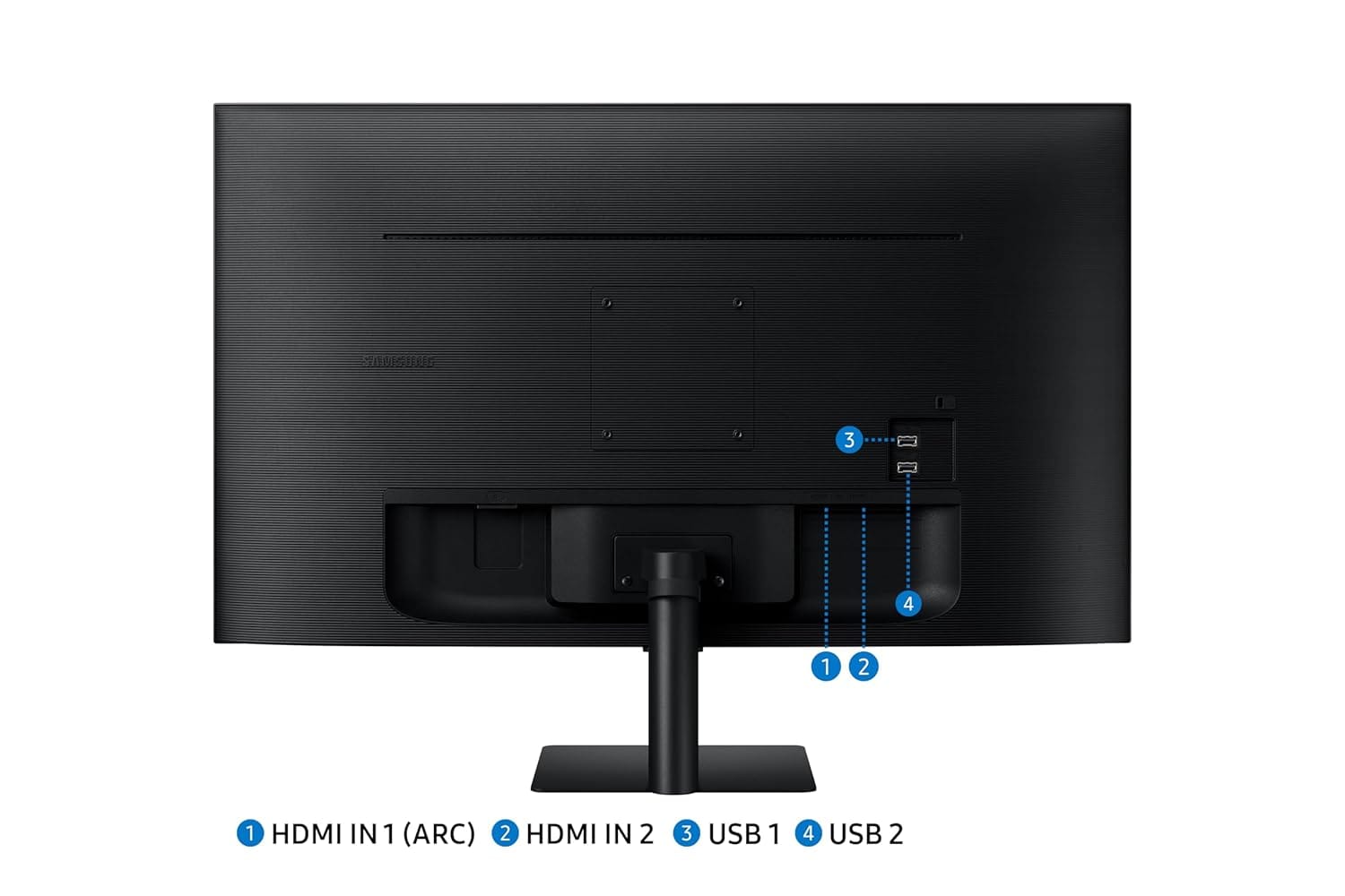 Samsung LS32DM500EWXXL M5 32 Inch VA 60 Hz FHD Smart Monitor  - Unboxed_Black_Bottom_88322