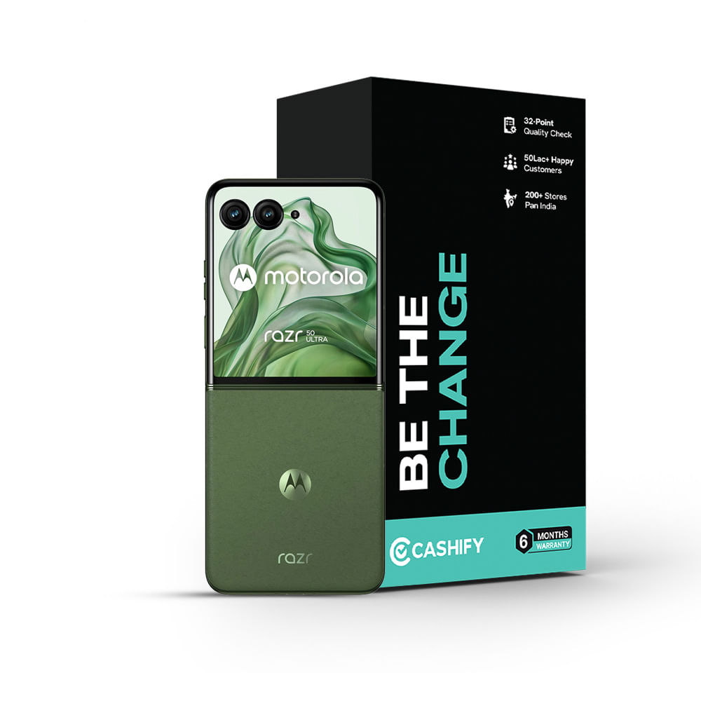 Motorola Moto Razr 50 Ultra - Refurbished_Spring Green_Phone With Box_50791