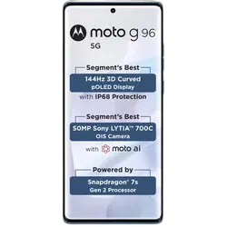 Motorola Moto G96 5G - Refurbished_Pantone Ashleigh Blue_Front_64137