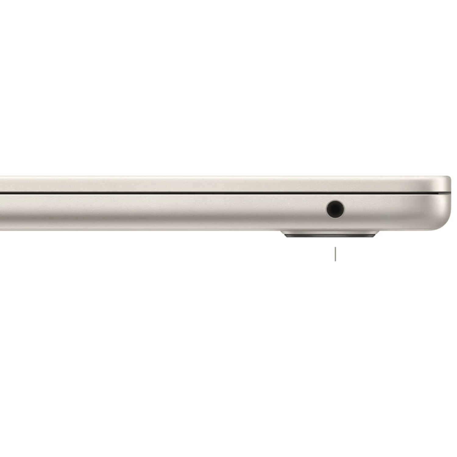 Apple Macbook Air 2025 A3241 (Apple M4 15 Inch)- Refurbished_Starlight_Right Side_114811