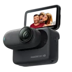 Insta360 GO 3S 48MP Action Camera (64 GB) - Refurbished_Black_Left Side_114311