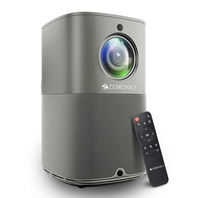 Zebronics PIXAPLAY 18 8200 lm 1080p Native with 4K Smart LED Vertical Projector  - Unboxed
