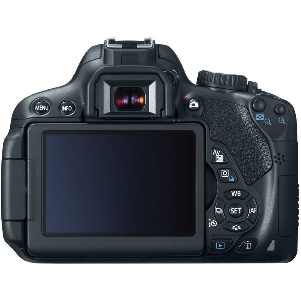 Canon EOS 650D 18MP DSLR - Refurbished_Black_Back_90107