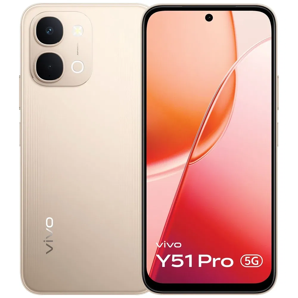 Vivo Y51 Pro 5G - Refurbished_Noble Gold_Top_125824