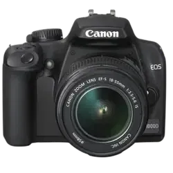 Canon EOS 1000D 10.1MP DSLR Camera - Refurbished_Black_Front_117409