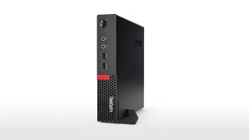 Lenovo ThinkCentre i3 7th Gen Mini PC - Refurbished_Black_Front_124286