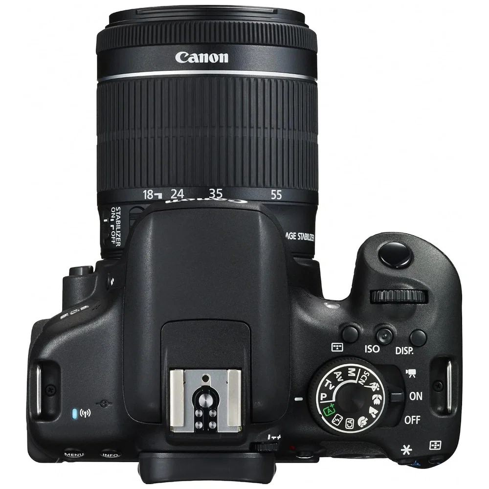 Canon EOS Rebel T6i DSLR Camera - Refurbished_Black_Top_133938