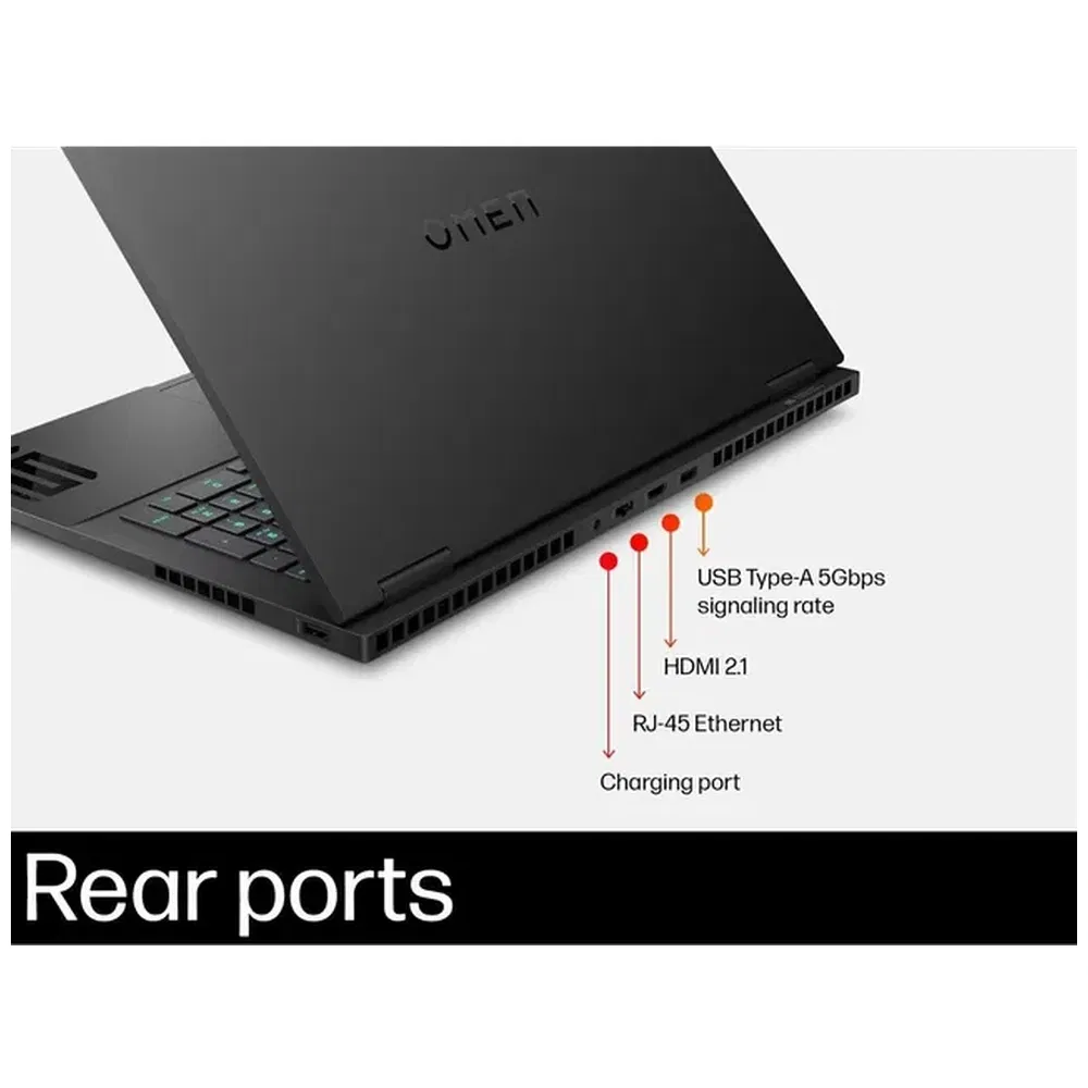 HP/Compaq Omen Series 16-wf1150tx (Intel Core i7 14th Gen 16 Inch)- Refurbished_Black_Bottom_124975