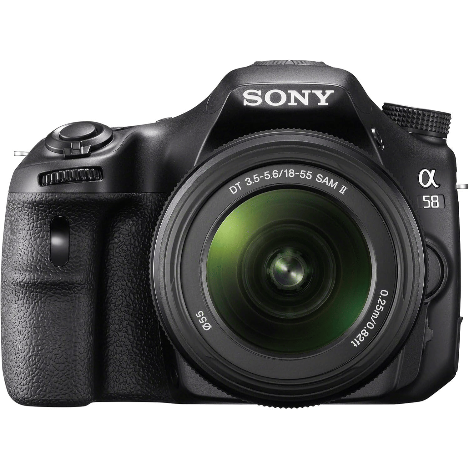 Sony Alpha A58 20.1MP DSLR - Refurbished_Black_Front_114570