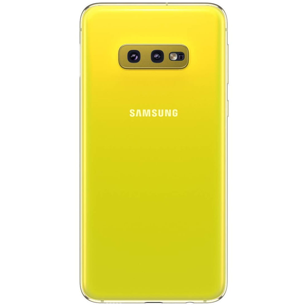 Samsung Galaxy S10 Plus - Refurbished_Canary Yellow_Back_49218