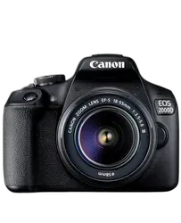 Canon EOS 2000D 24.1MP DSLR Camera - Refurbished_Black_Back_115686