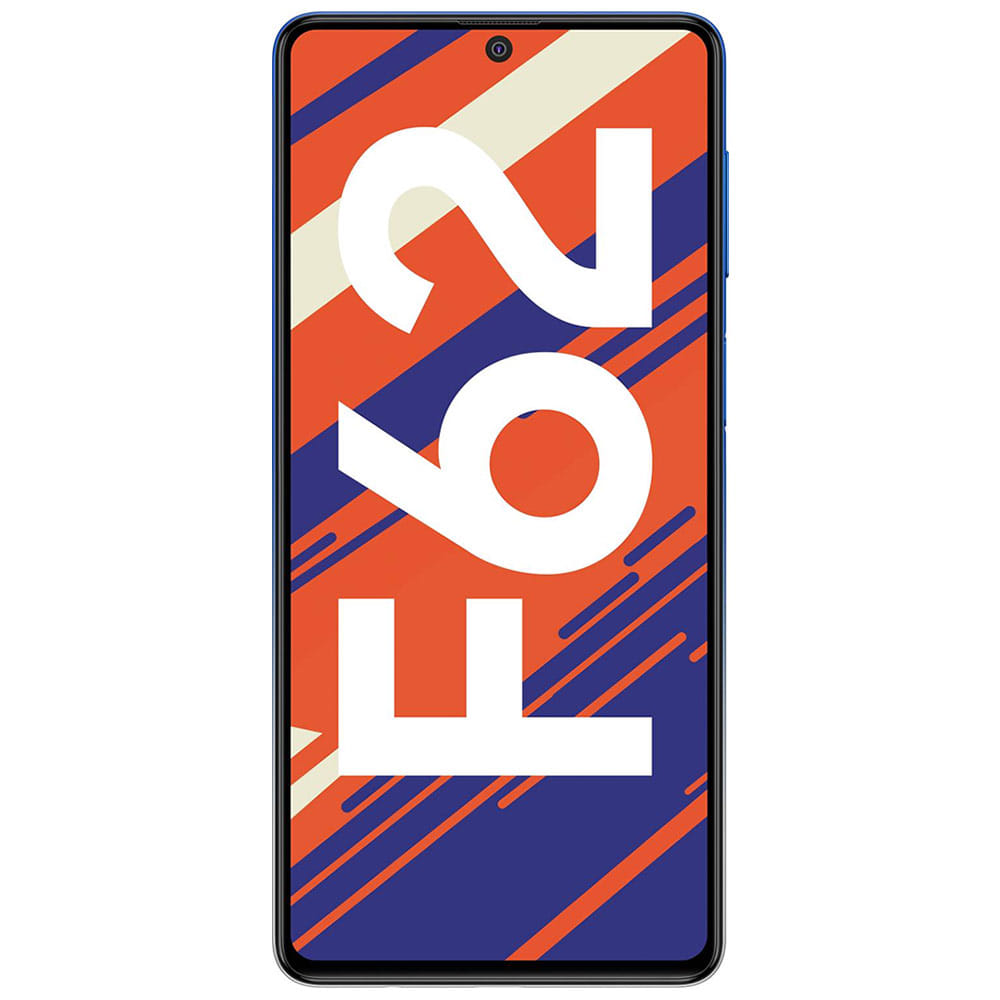 Samsung Galaxy F62 - Refurbished_Laser Blue_Front_47364