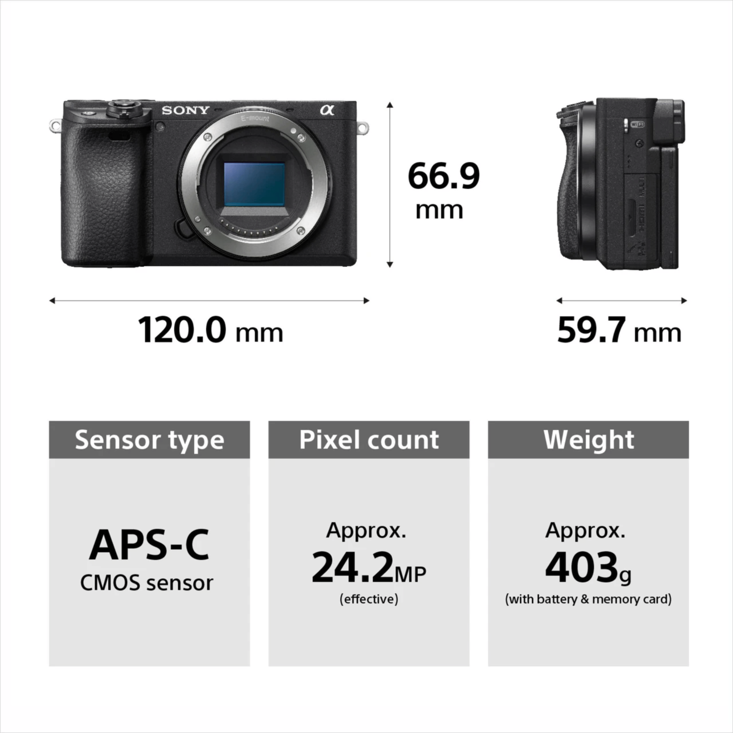 Sony Alpha A6400 24.2MP Mirrorless Camera - Refurbished_All_Others_115524